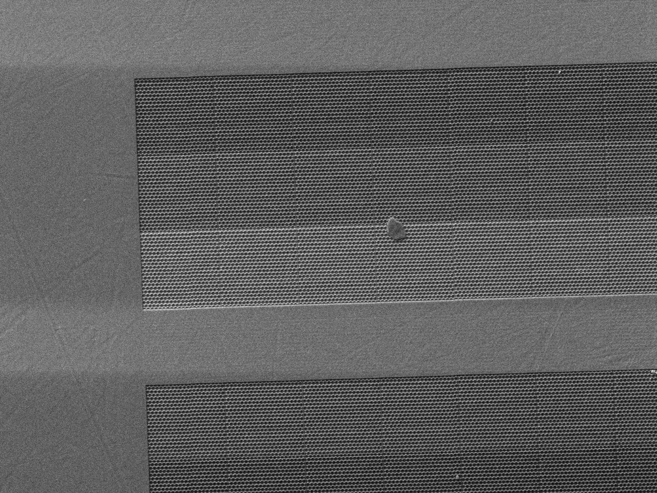 Surface de PTFE micro-texturée par Focused Ion Beam