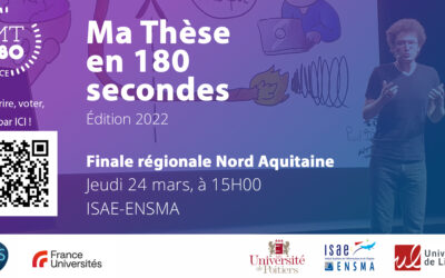 MT180 : Finale régionale Nord Aquitaine, rendez-vous le 24 mars !