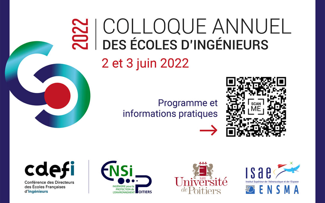 Colloque annuel des écoles d’ingénieurs 2022 à Poitiers