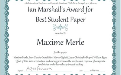 Prix Ian Marshall pour Maxime Merle