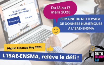 Digital Cleanup Day 2023 : l’ISAE-ENSMA relève le défi !