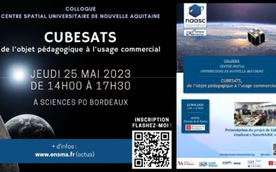 [Save the date] NAASC : colloque « CubeSats : de l’objet pédagogique à l’usage commercial »