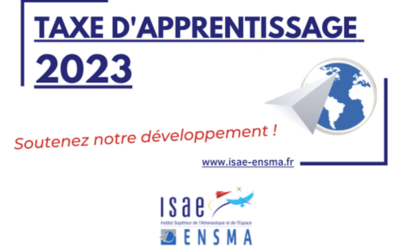 Taxe d’apprentissage 2023 : soutenez l’ISAE-ENSMA !