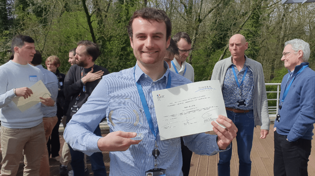 Pierre Hellard a reçu le prix de thèse ONERA pour le domaine Mécanique des Fluides et Énergétique