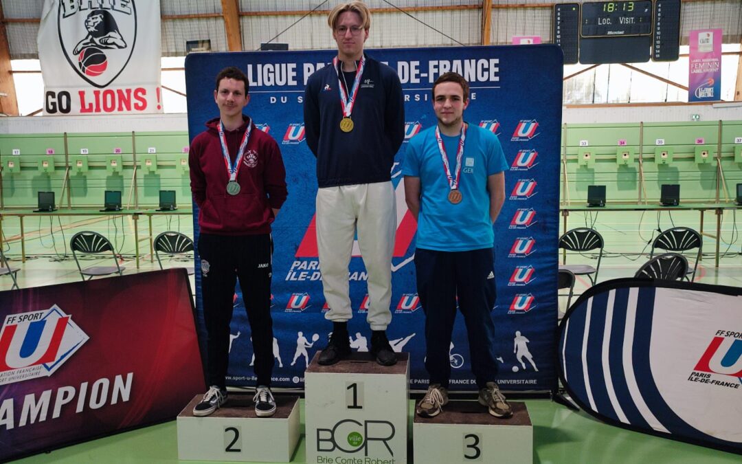 Hugo Tassel, vice-champion de France universitaire de Tir au Pistolet