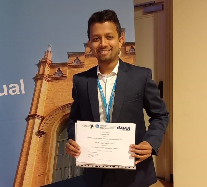 Malik SURYADEB décroche la 2nde place dans la compétition du meilleur papier étudiant au meeting Pegasus