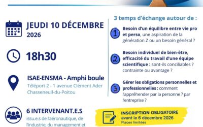 Table ronde : équilibre vie professionnelle – vie personnelle : priorité ou atout collectif ?